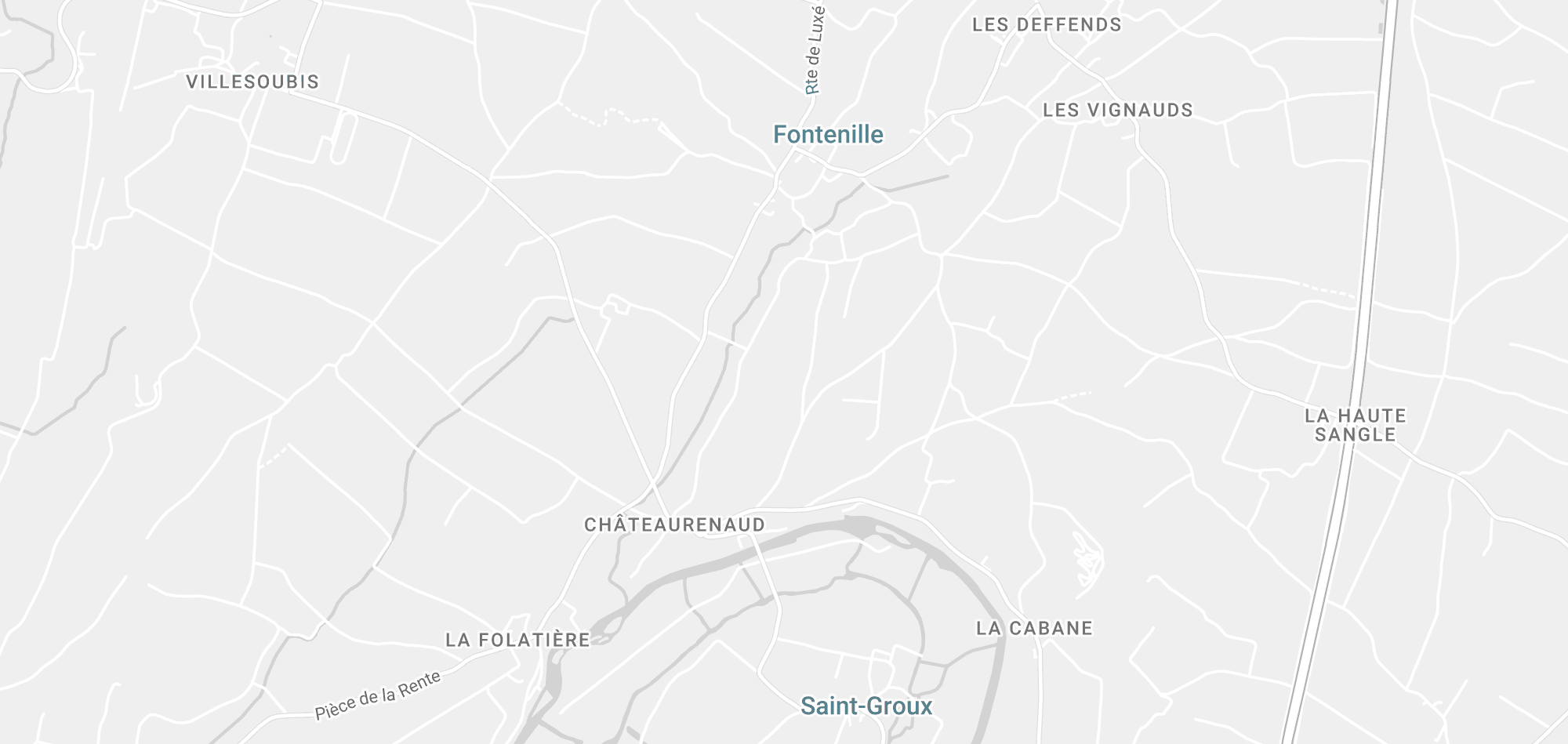 Localisation du Manoir des Perrières sur une carte